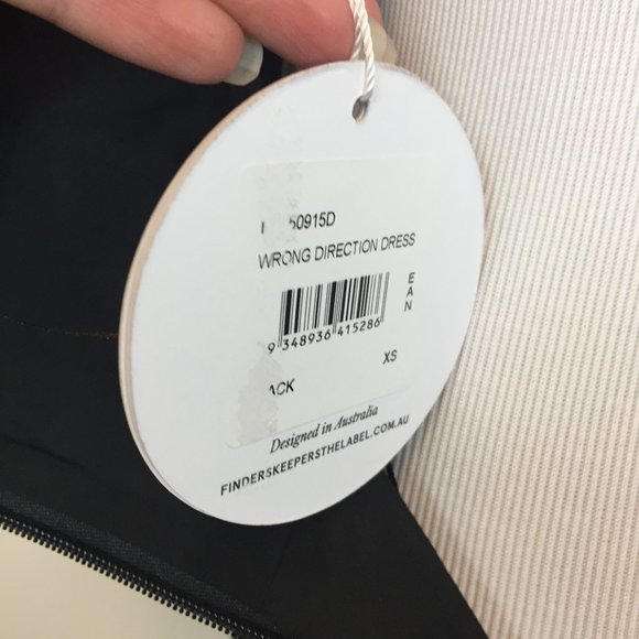 Finders Keepers Black Cocktail Pockets Revolve Halter Dress XS Sheath - Picture 9 of 10